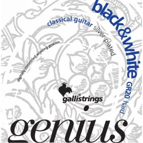 Струни для класичної гітари Gallistrings GR20 (.028-.045), ProCoated, HARD, Silver