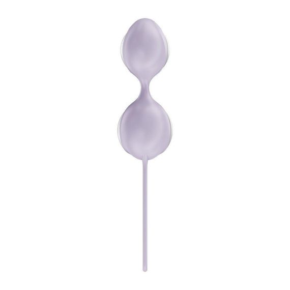 Вагінальні кульки Fun Factory SMARTBALLS DUO Purple, 2 шт, діаметр 3,2 та 3,6 см Sex Aura | Зображення 3