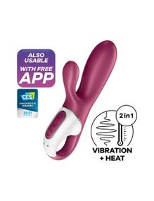 Смарт вібратор кролик із підігрівом Satisfyer Hot Bunny Sex Aura