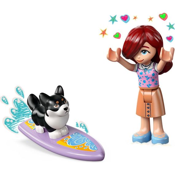 Конструктор LEGO Friends Собачі пригоди на серфі та скутері (42641) | Зображення 5