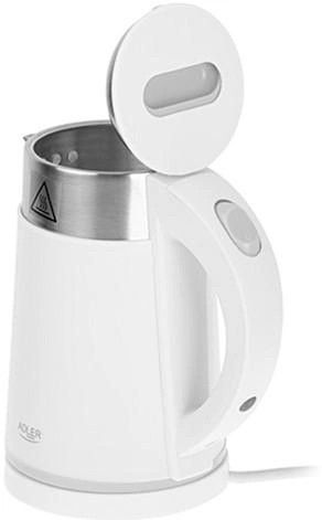 Электрочайник Adler AD-1372-white 0.6 л белый | Зображення 4