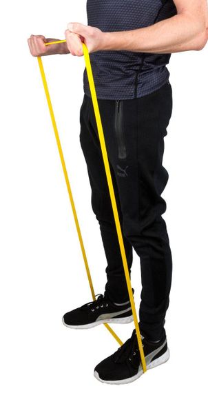 Еспандер-петля (гумка для фітнесу і кроссфіту) Power System PS-4051 CrossFit Level 1 Yellow (опір 4-25 кг) | Зображення 1