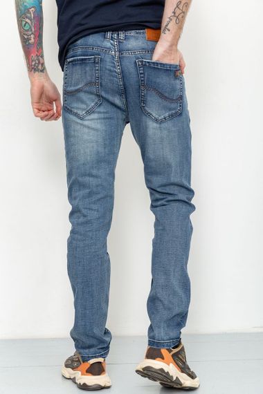 Джинси чоловічі демісезонні, колір синій, 190R6831-1 | Зображення 3
