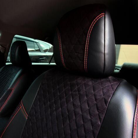 Чохли на сидіння з екошкіри та антари Dacia Logan 1 поколение 2008-2013 EMC-Elegant | Зображення 1