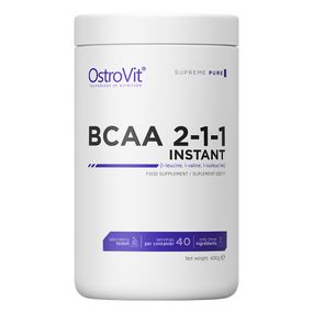 Амінокислота BCAA для спорту OstroVit BCAA Instant 400 g /40 servings/ Pure