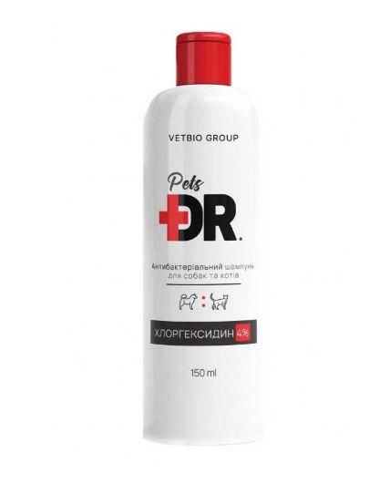 Vetbio Dr.Pets Антибактериальный шампунь с хлоргексидином (4%) для собак и кошек 150мл