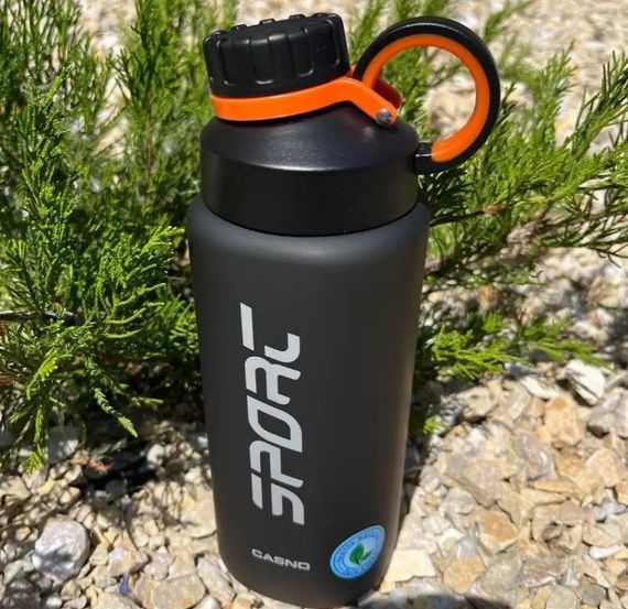 Пляшка для води Casno 800 мл KXN-1242 Чорна (KXN-1242_Black) | Зображення 5