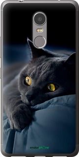 Чохол на Lenovo K6 Note Димчастий кіт "825t-453-2448"