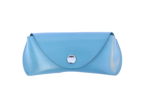 Шкіряний футляр для окулярів Sombra блакитний