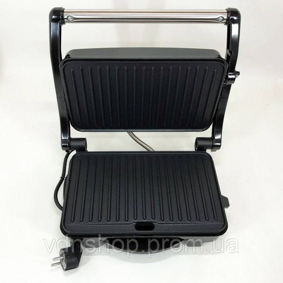 Гриль барбекю контактний Rainberg, Електричний гриль з регулюванням рифлений електричний RZ-81 | Зображення 6