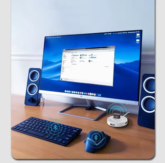 Мини USB Bluetooth 5,1 адаптер для ПК, ноутбука, мыши, клавиатуры, планшета, телефона, принтера, динамика | Зображення 8