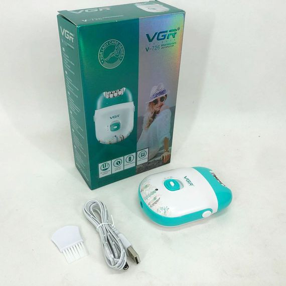 Женский эпилятор для зоны бикини VGR V-726, Женская электробритва для удаления волос с LV-299 тела, Депилятор | Зображення 4