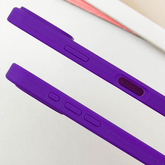 Чехол Silicone Case Full Protective (AA) для Apple iPhone 16 Pro Max (6.9") Фиолетовый / Ultra Violet | Зображення 3