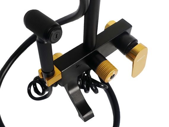 Душова система MILLZ зі змішувачем на 4 функції чорний-золото MRS-AL-C-28 (Black&Gold) 1/5 | Зображення 1