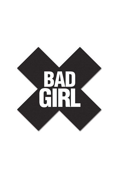 Пестиси Peekaboos 2 пари з написом "Bad Girl" | Зображення 2