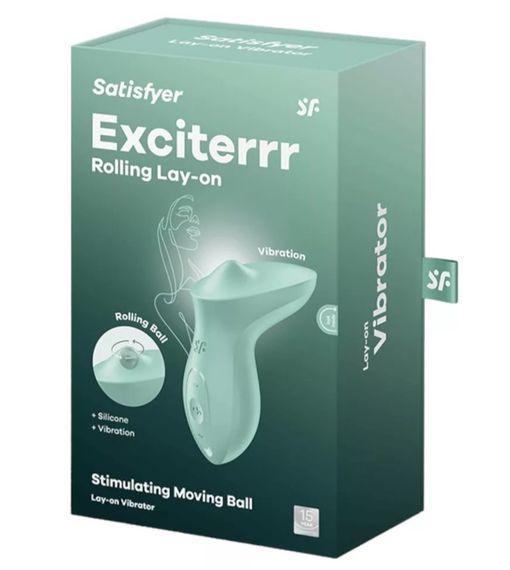 Кліторальний стимулятор - Satisfyer Exciterrr Mint Sex Aura