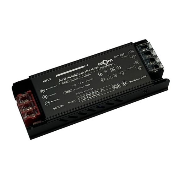 Блок живлення Professional DC12 100W BPX-12-100 8,3А