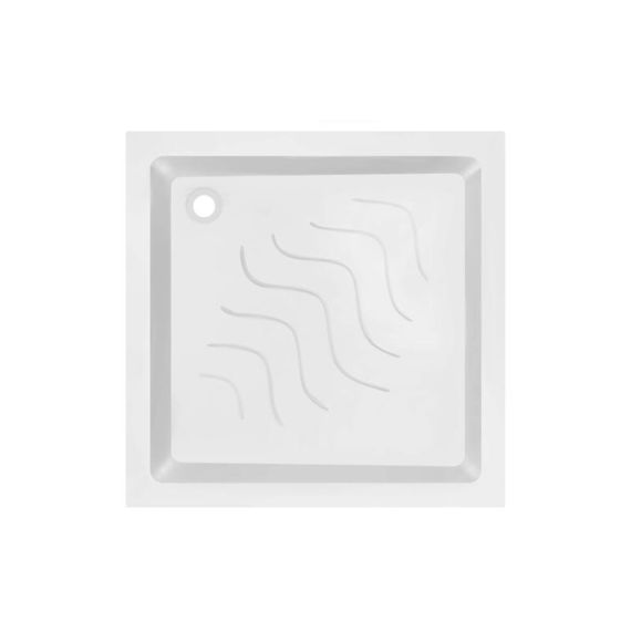 Набір Lidz душова кабіна Wawel SC80x80.SAT.LOW.GR, скло тоноване 4 мм + піддон Mazur | Зображення 9