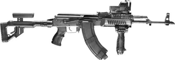 Цівка FAB Defense полімерна для АК. Black | Зображення 1