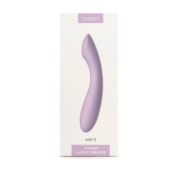 Вібратор для точки G з інтелектуальним режимом Svakom Amy 2 Pastel Lilac | Зображення 6