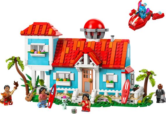 Конструктор LEGO Disney Classic Пляжный дом Лило и Стич 43268 | Зображення 2
