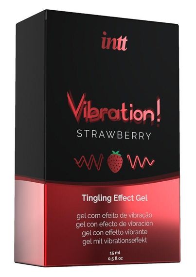 Рідкий вібратор INTT Vibration! Strawberry Sex Aura
