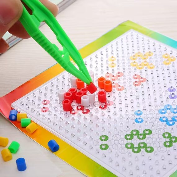 Пинцет пластиковый для бусин PIN-10.3 цвет в ассортименте, 10,3 см | Зображення 2