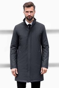 Чоловічий Плащ Sun`s House  зріст: 180-190 розмір: L Сірий (арт. C-079)