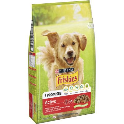 Сухой корм для собак Purina Friskies Active с говядиной 10 кг (7613031395484) | Зображення 1
