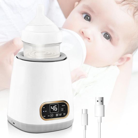 Електричний підігрівач для пляшечок Electric Milk Bottle Shaker ∙ Портативний електро-шейкер для дитячого харчування | Зображення 1