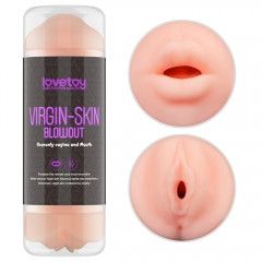 Мастурбатор - Virgin-Skin Blowout Stroker Vagina and Mouth Sex Aura | Зображення 1
