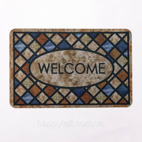 Коврик придверный Framed Welcome 58х38 см — диатомитовый влаговпитывающий коврик в прихожую HP-42-40