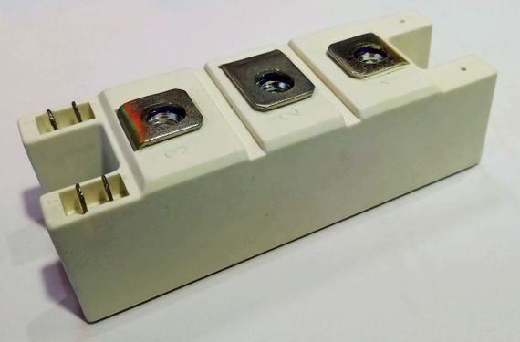 Силовий тиристорно-тиристорний електроізольований модуль  156A / 1200V SKKT 162/12 E (SEMIKRON) | Зображення 3