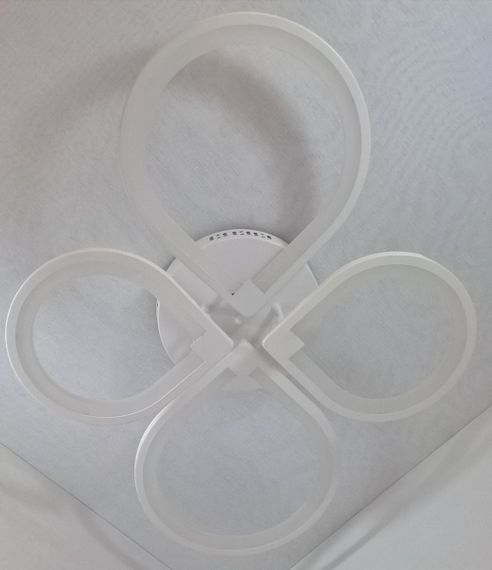 Люстра світлодіодна стельова LED світильник для квартири на стелю лед 25150 Білий 13х57х73 см. | Зображення 3