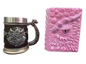 Подарунковий набір Кухоль 3D Берсерк-Віникінг і Блокнот 3D «Дракон Єдинорога»