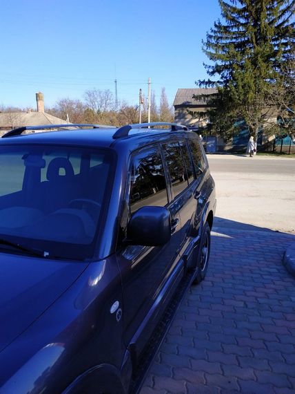 Рейлінги Хром турецький дизайн (2 шт) для Mitsubishi Pajero Wagon III | Зображення 2