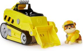 Щенячий патруль в джунглях Машина носорог фигурка Крепыш Оригинал Paw Patrol Jungle Pups Rubble Rhino Vehicle