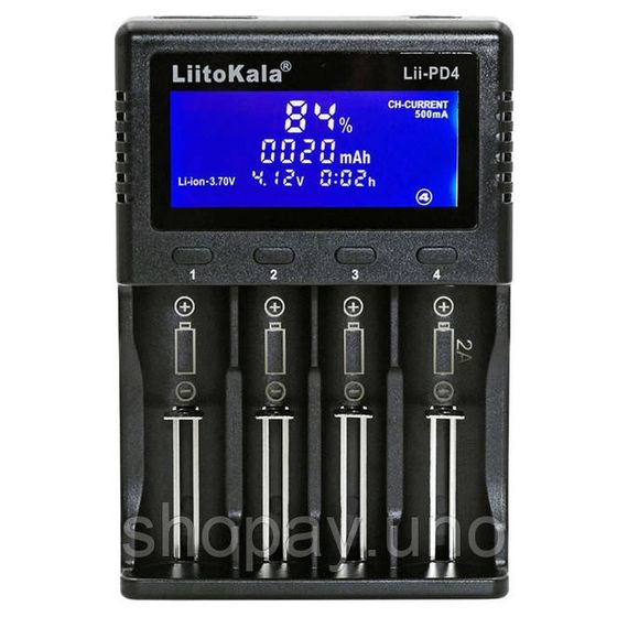 Зарядное устройство для аккумуляторных батареек LiitoKala Lii-PD4 (2000990126979) OR-19 | Зображення 2