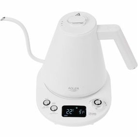 Електрочайник Adler AD 1349, білий LED 1 л (UA-01)