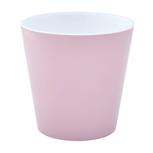 Вазон Деко зі вставкою 13*12,5см фрезія/білий Алеана