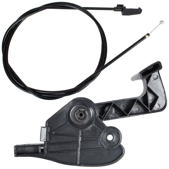 Audi A4 B7 (04-08) ручка + трос открывание капота (комплект), Ауди А4 Б7 | Зображення 1