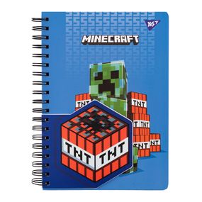 Блокнот YES 2в1 В5+В7 80арк.+20арк. Minecraft. TNT клітинка (151783)