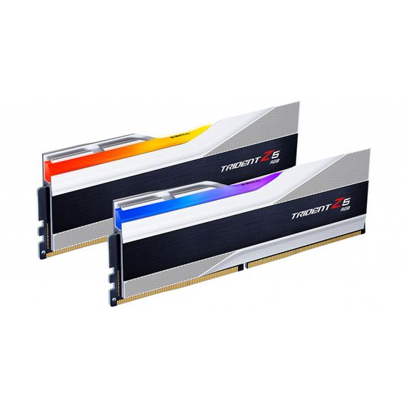 Модуль пам'яті для комп'ютера DDR5 32GB (2x16GB) 6000 MHz Trident Z5 RGB Silver G.Skill (F5-6000J3636F16GX2-TZ5RS) | Зображення 2