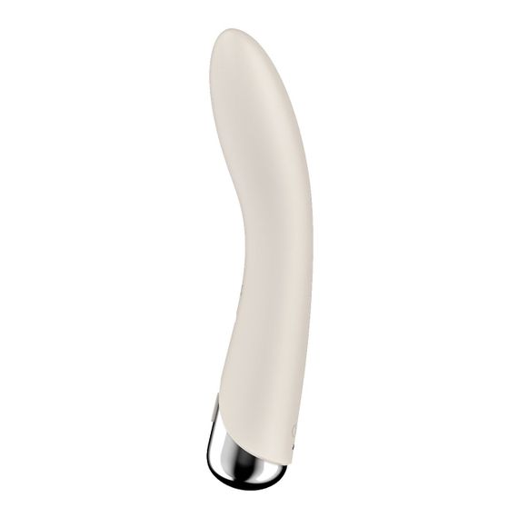 Вібратор точки G з обертанням Satisfyer Spinning Vibe 1 Beige, 2 мотори | Зображення 2