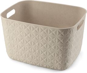 Кошик для зберігання пластиковий Curver (Курвер) Softex L 19 л (00574) Кремовий