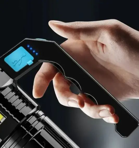 Фонарик Multi Fuction Portable Lamp водонепроницаемый. Светодиодный ручной фонарь с зарядкой от USB | Зображення 5