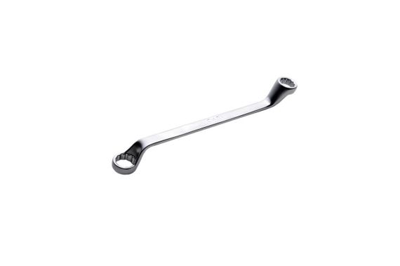 Ключ накидний двосторонній CrV 19x22мм СИЛА 2013221