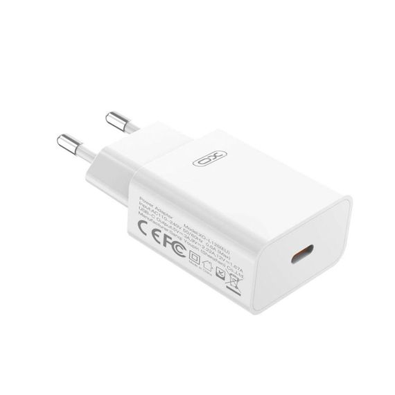 Мережевий Зарядний Пристрій XO L126 1USB-C PD/QC 20W Колір Білий | Зображення 3