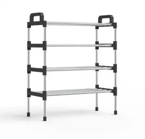Полка для обуви металл 4 секции Shoe rack
