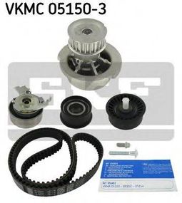 Водяний насос + комплект зубчастого реміня (Вир-во SKF) SKF VKMC051503 на OPEL VITA B (73_, 78_, 79_)